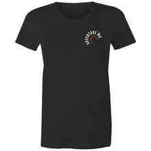 Load image into Gallery viewer, Premium Derby - Nyikina black short sleeve women&#39;s t-shirt
