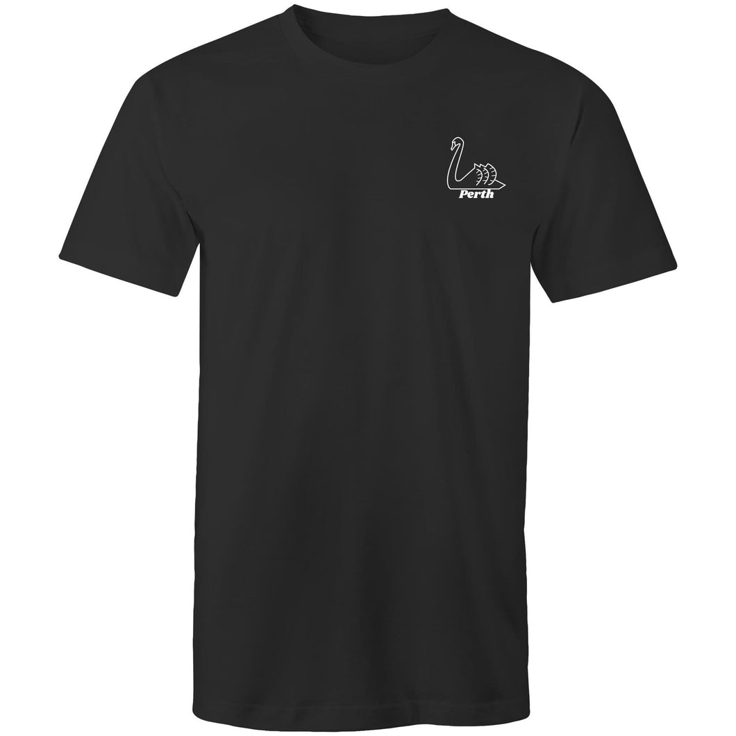 Premium Perth skyline black short sleeve men's t-shirt