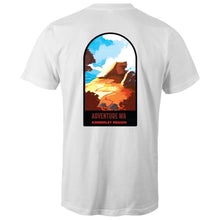 Load image into Gallery viewer, Premium Kimberley Region white short sleeve men&#39;s t-shirt
