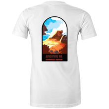 Load image into Gallery viewer, Premium Kimberley Region white short sleeve women&#39;s t-shirt

