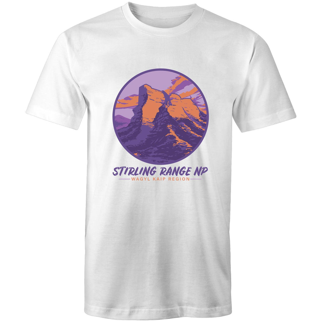 Stirling Range white short sleeve men's t-shirt