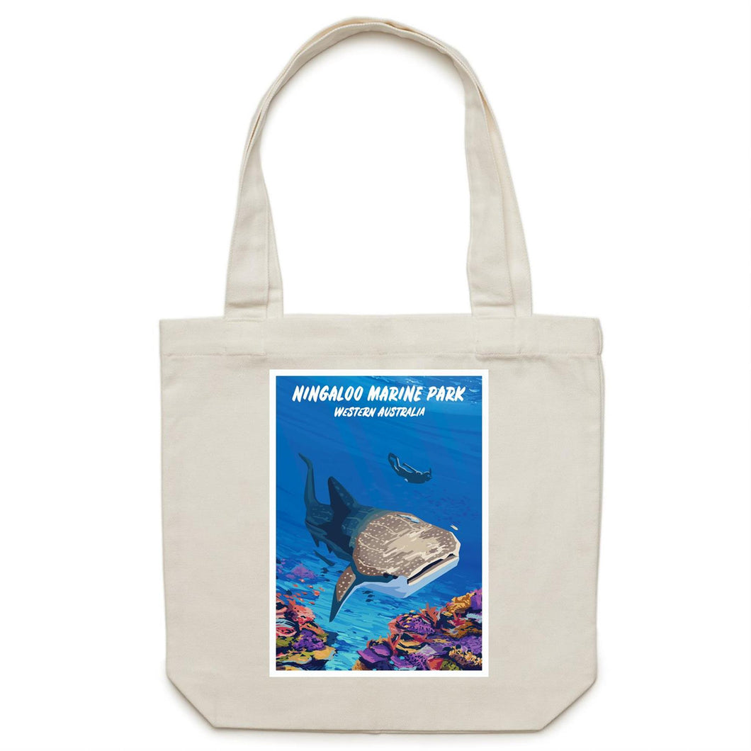 Ningaloo carry bag tote whale shark