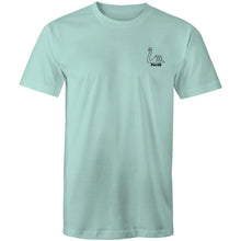 Load image into Gallery viewer, Premium Perth skyline aqua blue short sleeve men&#39;s t-shirt
