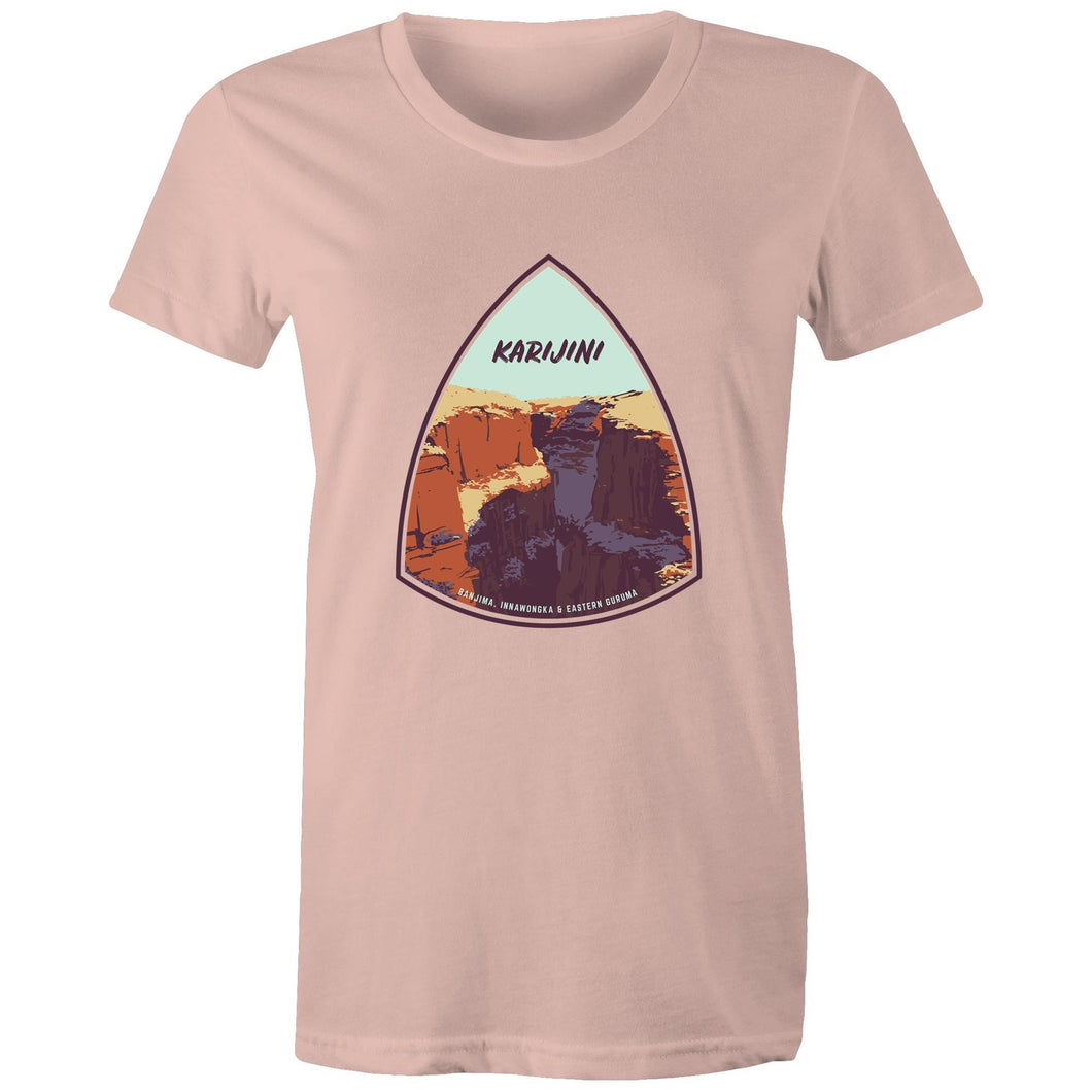 Karijini National Park  pink short sleeve women's t-shirt