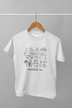 Load image into Gallery viewer, Adventure WA white short sleeve women&#39;s t-shirt
