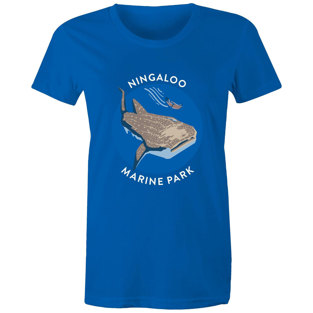 Ningaloo blue short sleeve women's t-shirt