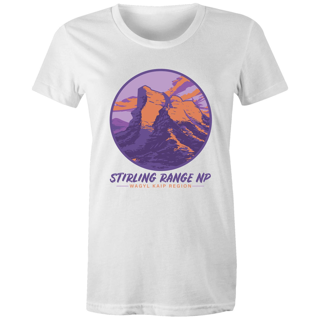 Stirling Range National Park white short sleeve women's t-shirt
