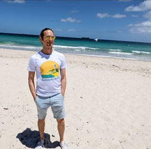 Load image into Gallery viewer, Rottnest Wadjemup white short sleeve men&#39;s t-shirt
